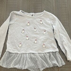 Gray Bunny 24 months Kids Top